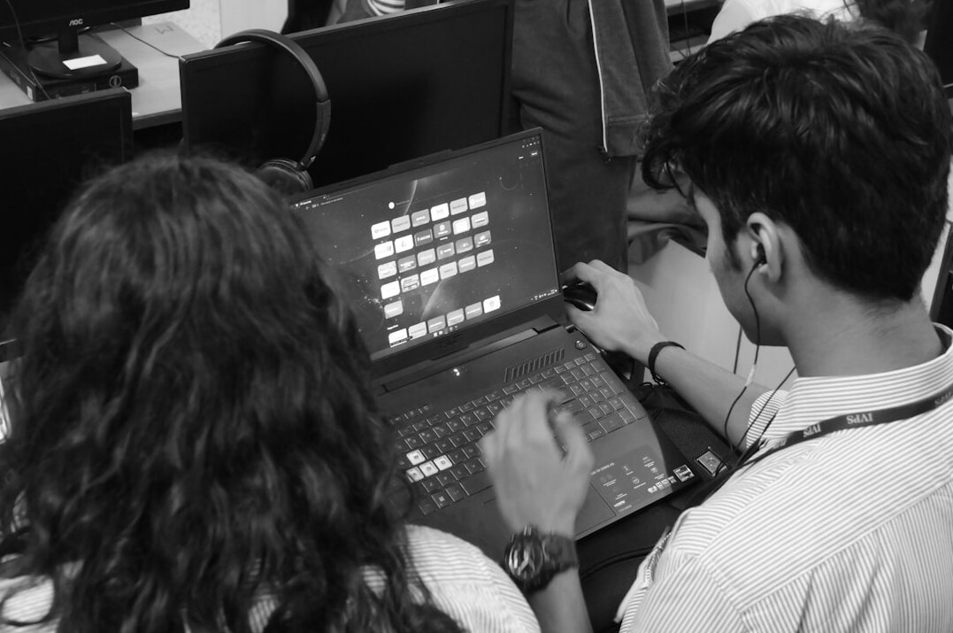 programming class in session